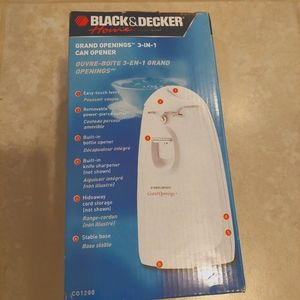 Black & Decker Grand Openings 3-in-1 Can Opener